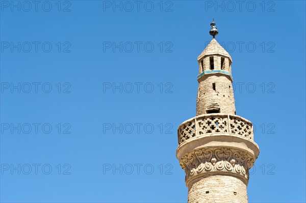 Old brick minaret