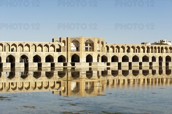 Khaju Bridge over Zayandeh River