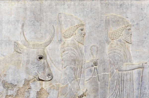 Ancient relief of the Achaemenids