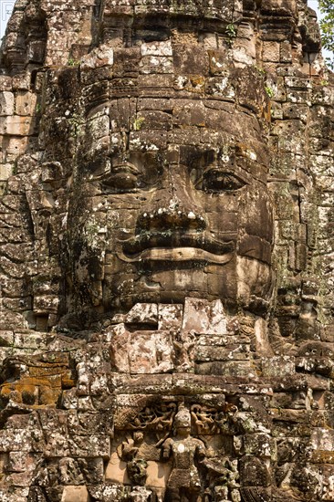 Victory Gate in the east of Angkor Thom