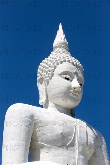 White Buddha statue