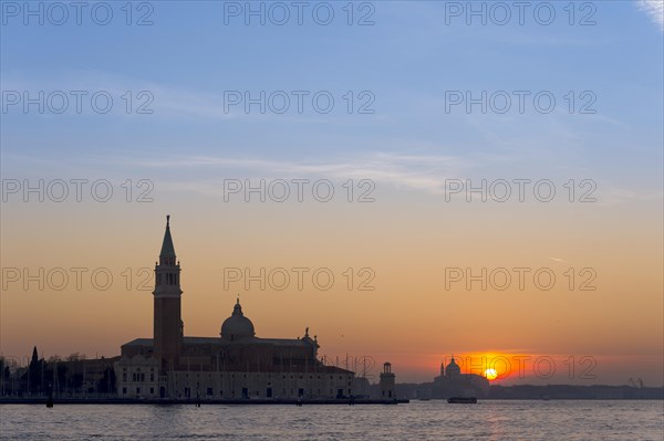 Lagoon with San Giorgio Maggiore at sunset
