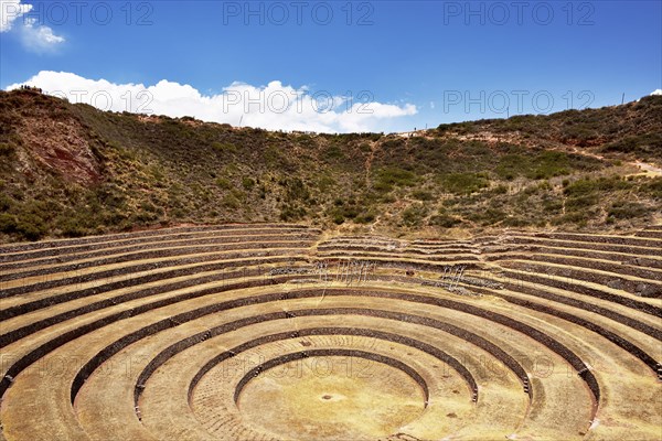 Inca terraces in the Sacred Valley