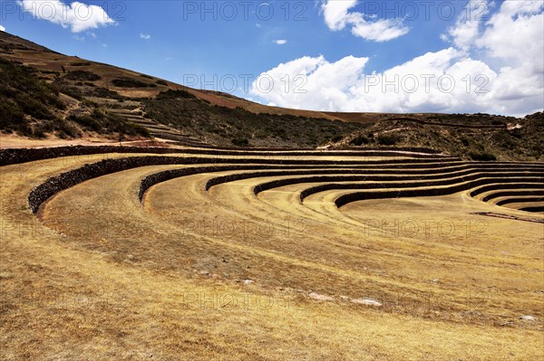 Inca terraces in the Sacred Valley