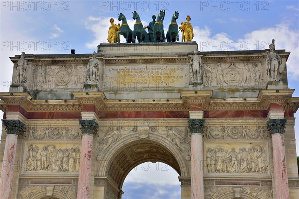 Quadriga on Arc de Triomphe du Carousel