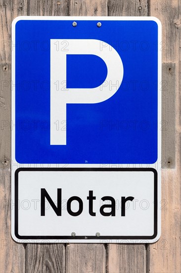 Parking sign