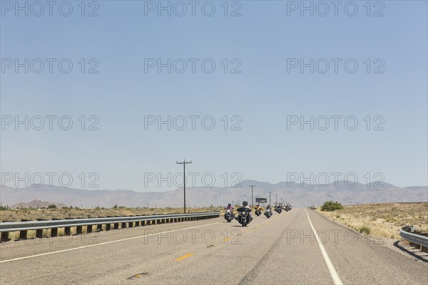 Motorcyclist on the historic Route 66