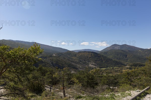 Landscape in the Verdon Regional Park