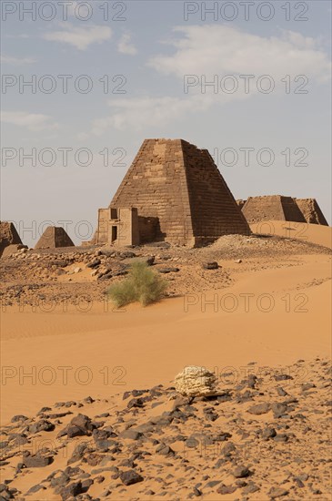 Pyramids of the northern cemetery of Meroe