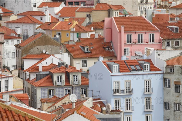 Roofs in the Alfama district