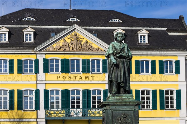 Beethoven monument on Cathedral Square