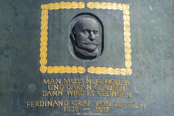 Zeppelin monument in the city park