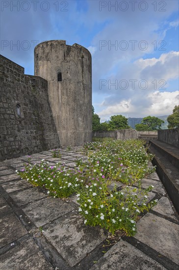 One of the five towers of Fort Belgica