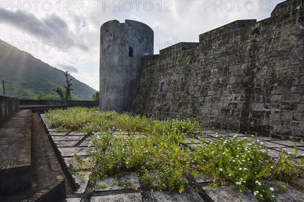 One of the five towers of Fort Belgica