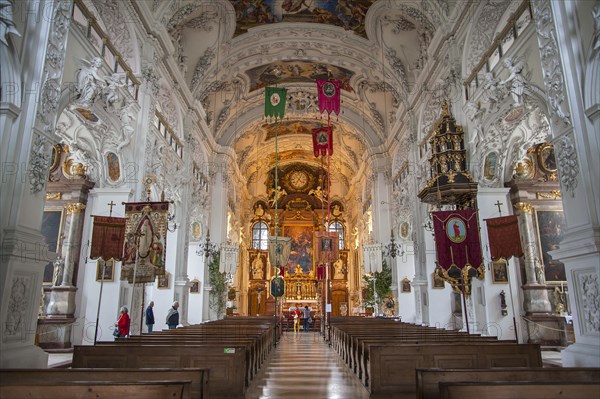 Benediktbeuern Abbey at Corpus Christi