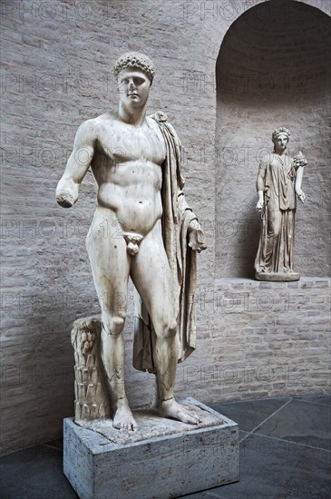 Statue of Apollo Barberini and muse