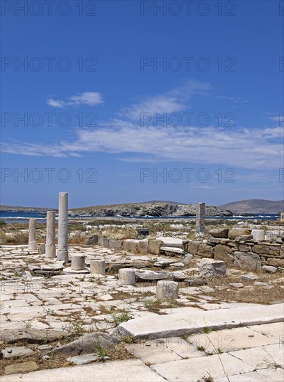 Ruins of the ancient city of Delos