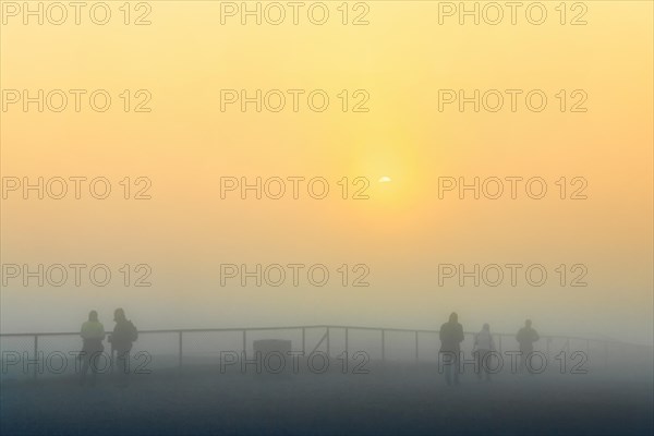 Visitors on the North Cape platform