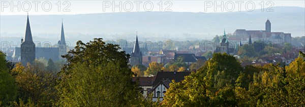 Historic centre with churches and towers