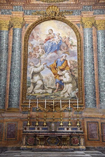 Altar in the Basilica di Santa Maria degli Angeli e dei Martiri