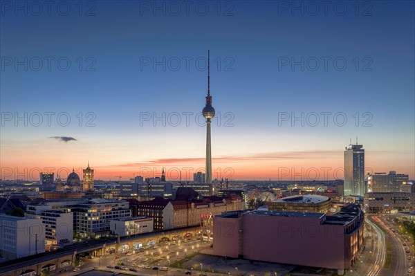 Berlin-Mitte with Alexanderplatz square