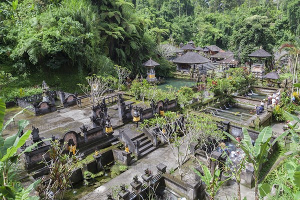 Holy springs at Pura Gunung Kawi Sebatu temple