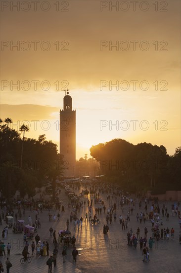 Koutoubia Mosque at sunset