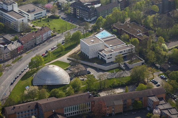 Synagogue with extension next to the Planetarium Bochum