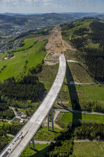 Construction of the highest viaduct of North Rhine-Westphalia