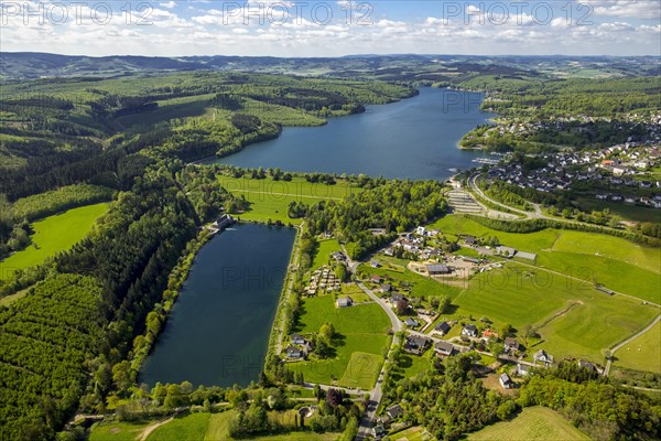 Sorpe Dam with compensating reservoir