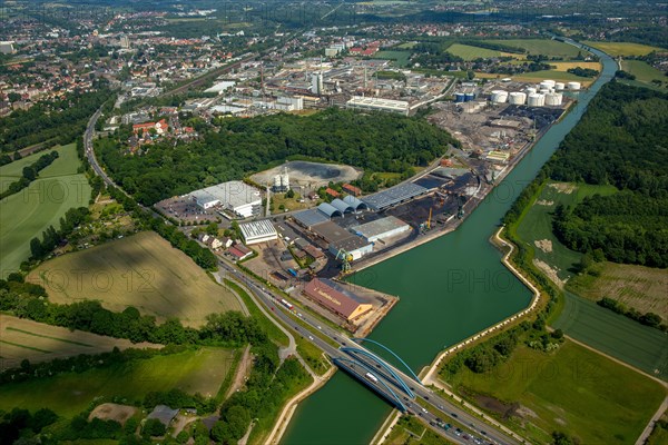 City harbour Lunen on Datteln-Hamm Canal