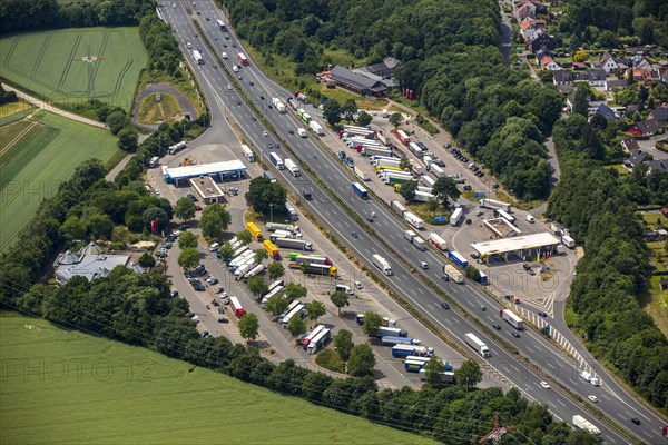 Motorway service area Lichtendorf Nord and Sud on the A1