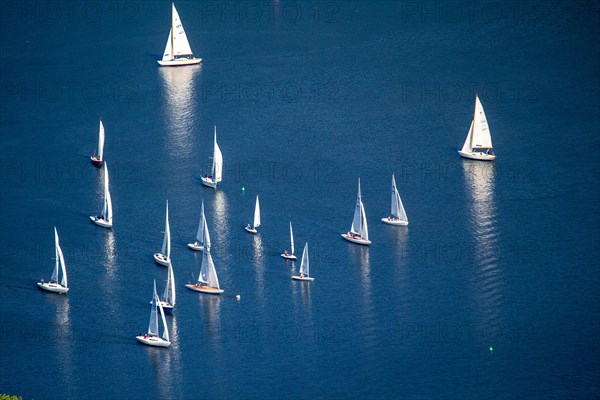 Sailboats on Lake Baldeney