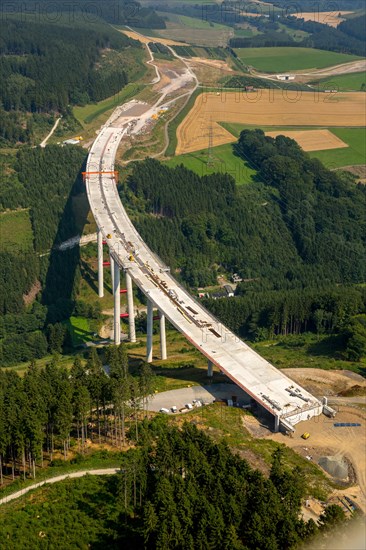 Construction of the Nuttlar Highway Bridge A46