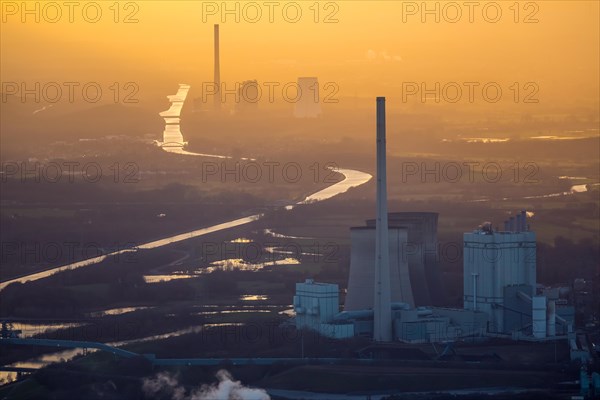 Gersteinwerk power plant in front