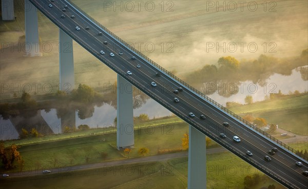 Ruhr viaduct over Ruhr with traffic