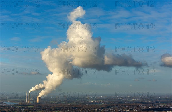 Kraftwerk Voerde coal power plant on the Rhine