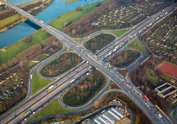 Motorway junction A40 and A59