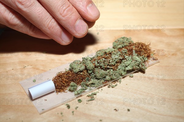 Joint being rolled