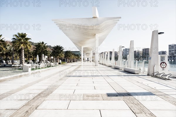 Promenade at the port