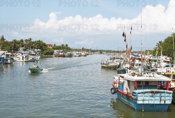 Fishing boats at the Dutch Canal Lagoon