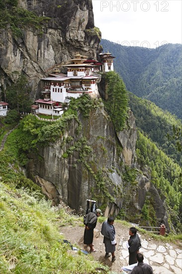 Tiger's Nest Monastery in the cliffside of Paro valley