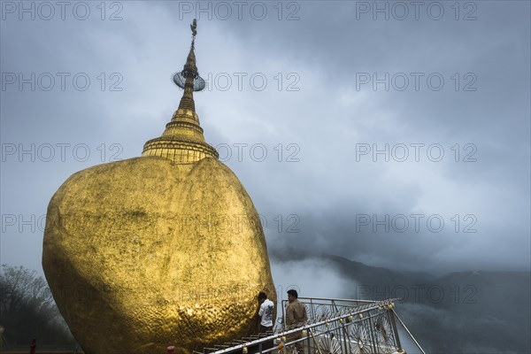 Praying believer