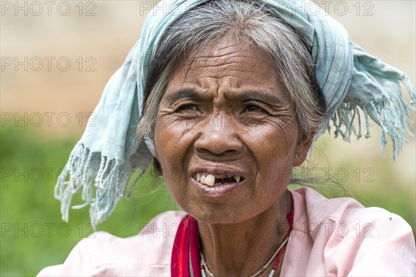 Woman from the Pao hilltribe or mountain people