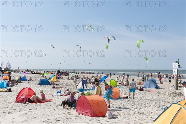 Bathers on the beach