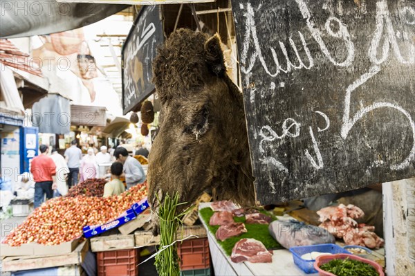 Butcher's with camel meat
