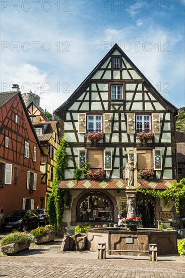 Timbered houses