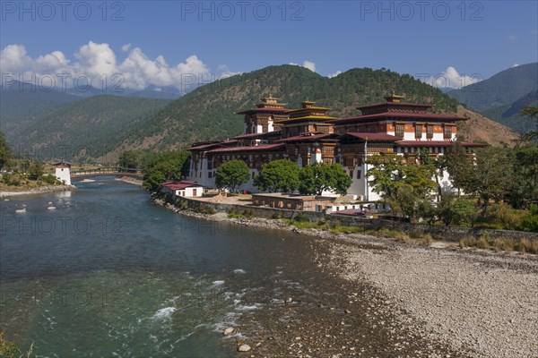 Dzong or Fortress of Punakha