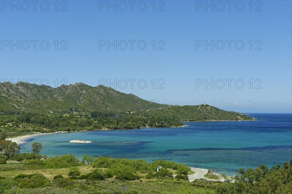 Beach and bay of Saint Florent