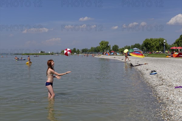 Bathers in water